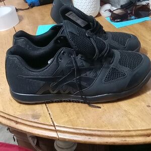 Reebok work Men's Black Mesh Athletic Shoes